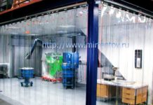 Полосовые завесы ПВХ: производство, монтаж