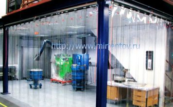 Полосовые завесы ПВХ: производство, монтаж