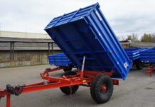 Прицеп тракторный самосвальный и его назначение
