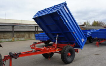 Прицеп тракторный самосвальный и его назначение