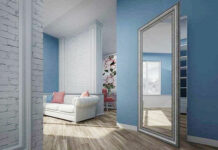 Чем хороша и где уместна скрытая дверь с зеркалом?