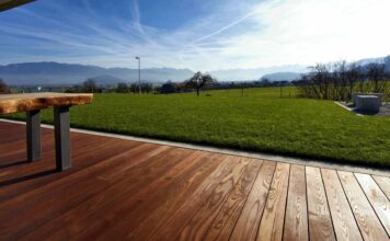 Использование термодревесины на участке