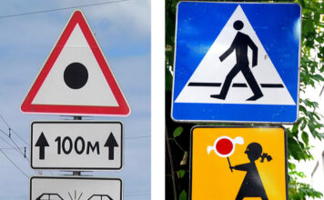 Чем отличаются дорожные знаки в Европе и России