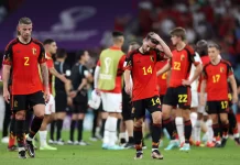 Сборная Хорватии отстояла место в плей-офф в матче с Бельгией