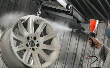 Технология порошковой окраски дисков автомобиля