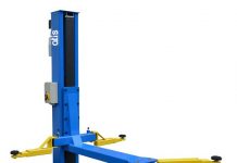 Одностоечный подъемник для автомобиля