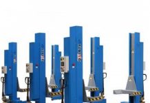 Подкатные колонны для грузовых автомобилей