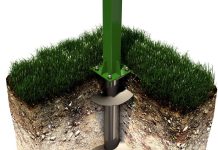 Винтовые сваи под забор