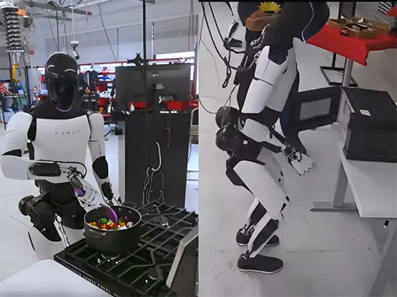 Tesla показала, что новый робот Optimus способен заменить домработницу