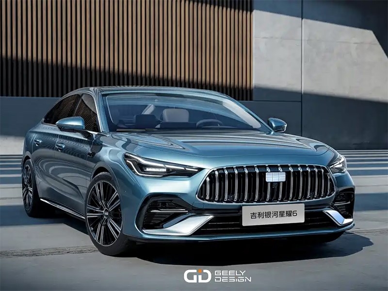 Geely показала седан Galaxy Starshine 6 с дизайном как у Mercedes и запасом хода 2000 км