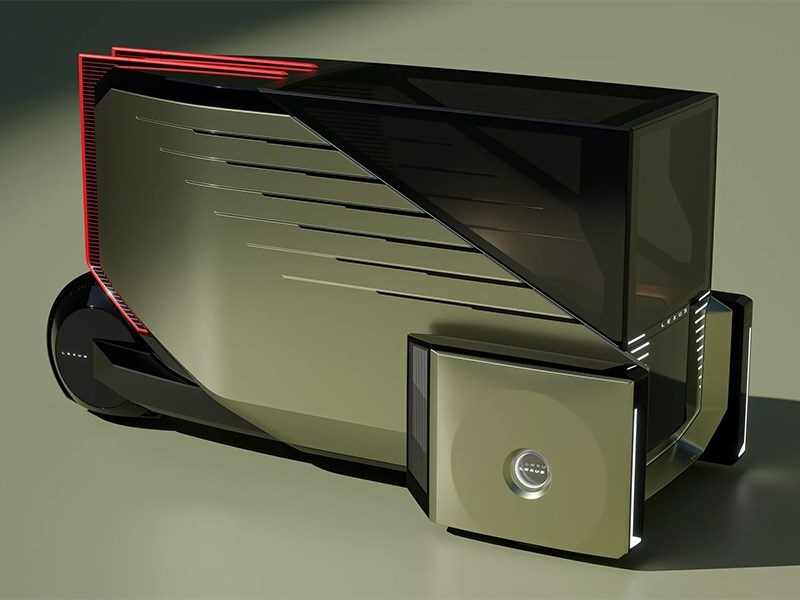 Lexus показал шестиколесный ультрароскошный минивэн, футуристичный кроссовер и одноместный трицикл